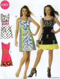 Easy Boutique Summer Empire Dress Pattern A Line Shift