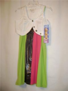 Disney Hannah Montana Dress Shrug Set Multi XL16