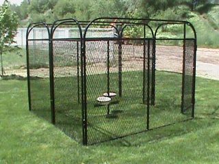 6X8X6H Two Dog Dog Run Kennel Cage Fencing
