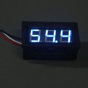 DC0 100V Blue 3 Digital 0 56″LED Volt Voltmeter Panel Meter w DC4 5