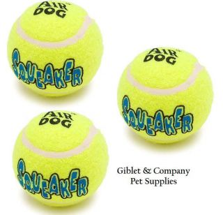  Kong Air Dog Squeaker Tennis Balls Big Squeaky Balls Dog Toys