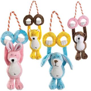 Grriggles Ring A Ling Monkey Dog Puppy Toy