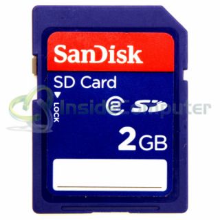 SanDisk 2GB 2G SD Memory Card for Digital Camera GPS Camcorder Video