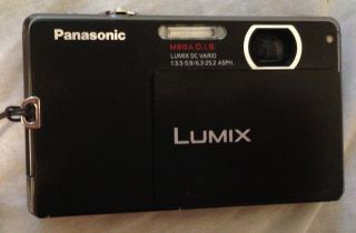 Panasonic Lumix DMC FP3 14 1 MP Digital Camera Black Used as Is Case