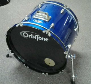 Orbitone 22x18 bass drum in metallic blue, new