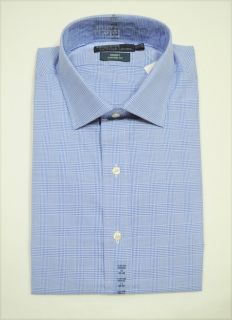 Ralph Lauren Polo Mens Custom Fit Regent Dress Shirt Blue