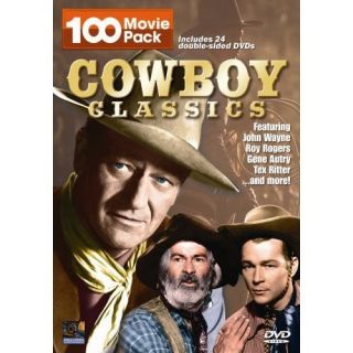 Cowboy Classics 100 Movie Pack DVD 24 Disc Digital1stop