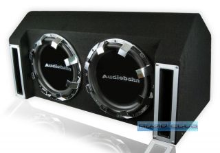 Audiobahn ABB122J Car Stereo 800W RMS Dual 12 Sub Woofer Slot Ported