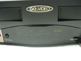 Govideo Go Video DDV 9485 9485 Dual Deck VHS VCR Stereo