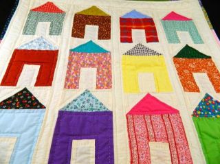 Vintage Hand Stitched Infant Baby Doll Buggy Crib Quilt Blanket 20 x