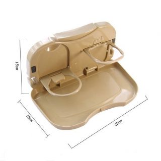 New 100% Car TRAVEL DINING Tray Food Meal table CUP Drink Holder