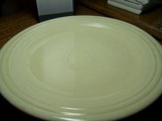 Vintage Fiesta Ware Fiestaware 10 Ivory Plate Dinnerware Pottery