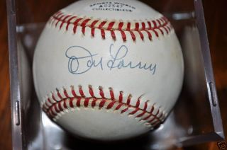  Don Larsen Autographed Baseball COA