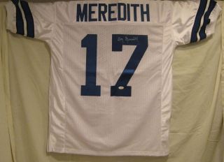 Don Meredith Signed Dallas Cowboys Throwback Jersey with JSA LOA