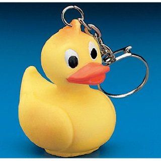 12 Rubber Duck Ducky Duckie Keychains Baby Shower Birthday Party