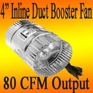 inch INLINE DUCT FAN exhaust BOOSTER vent blower cooling Cool