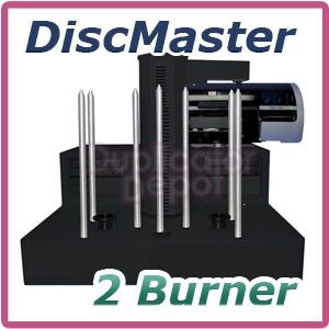  Automatic 2 Burner CD DVD Disc Publisher w Picojet Printer