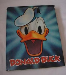 Disney 1979 DONALD DUCK Biography Hardcover w DJ Marcia Blitz