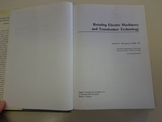 rotating electric machinery and transformer technology by donald v