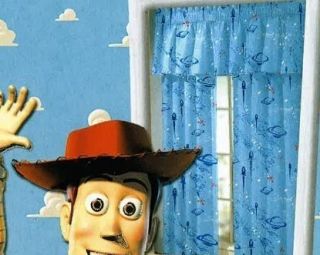 Disney Pixar Toy Story Window Panels Curtains Drapery Window Curtains