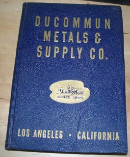 Ducommun Metals Supply Co Catalog M 1947