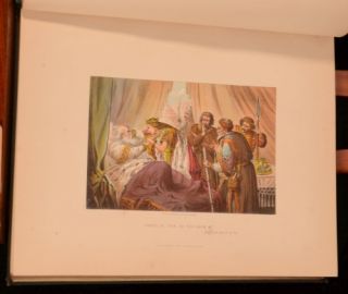 C1873 75 9VOL Library of Shakespeare Illustration Illustrated Gilbert