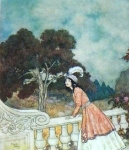 sleeping beauty edmund dulac 15 tipped in plates