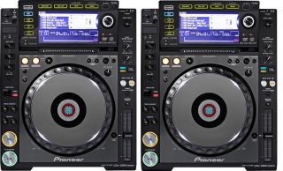 PIONEER PAIR CDJ 2000 NXS NEXUS DJ CD//USB PLAYERS W/WIFI