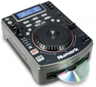 NUMARK NDX400 PRO DJ TABLETOP  CD USB PLAYER W/ TOUCH SENSITIVE