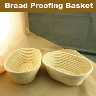 2pcs Oval Brotform Banneton Bread Proofing Proving Rising Basket Free