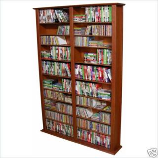 Cherry 76H 1058 CD DVD Media Storage Tower Shelf Rack
