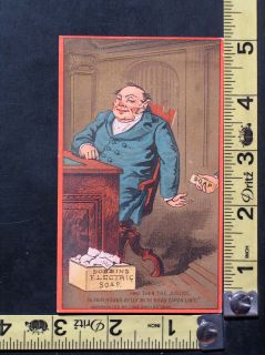 Antique Dobbins Electric Soap I L Cragin Company Victorian Trade Card