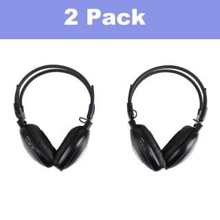   IR Wireless Automobile Headphones Headset for Car DVD Player System