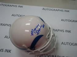 Marcus Dupree Autographed Mini Helmet USFL Breakers