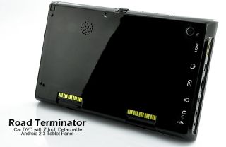 Car DVD Road Terminator   Android, Detachable Tablet, GPS, 3G, DVB T