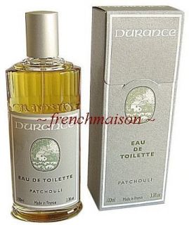 Durance en Provence PATCHOULI Grasse French Perfume EDT Eau de