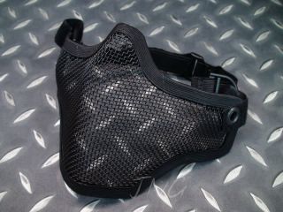 Half Face Metal Mesh Protective Mask Airsoft Paintball