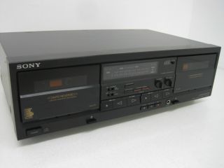 Sony Stereo Double Cassette Tape Deck TC WR620 Dual Cassette Recorder