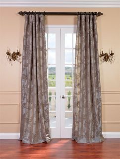 priscilla taupe pewter silk curtains drapes luxurious affordable
