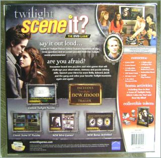 Twilight Saga Scene It Deluxe DVD Trivia Game Factory SEALED Mint New