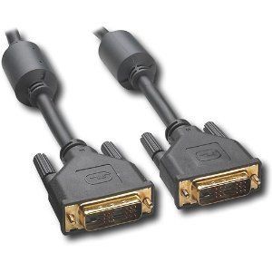 Dynex DX DVI2M Gold Plated DVI Cable Single Link 6 5 Ft