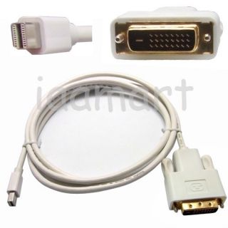 Mini DisplayPort Display Port to DVI Adaptor Cable 6ft