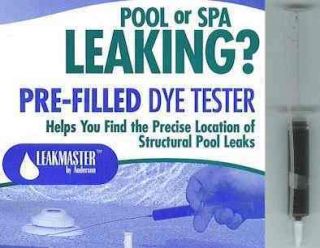 Leak Find Tester Repair Dye Kit Fix Swim Pool Anderson