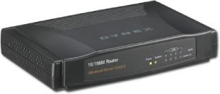 Dynex 4Port 10 100 Broadband DSL Ethernet Router PC Mac