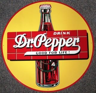 35 Huge DRINK Dr Pepper Sign Good for Life SIGN oop Multi color DECO