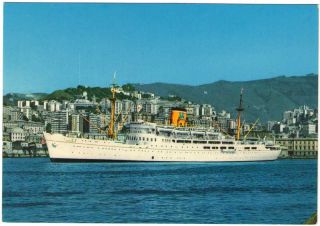 Italian Cruise Motor SHIP Esperia Adriatica Navigation Company Venice
