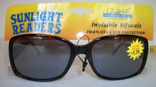 Dr Dean Edell Sunlight Readers Invisible Bifocal Sunglasses Reading