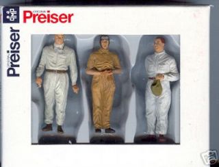Preiser 1 24 G Scale Race Car Driver Figures 57108