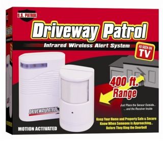 Driveway Patrol Sensor and Receiver Kit Infrared New