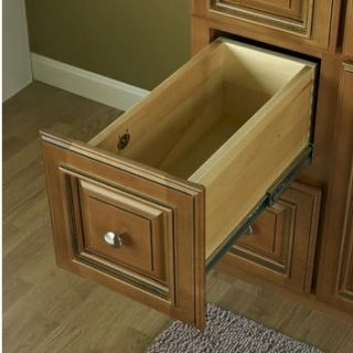  Kingston Bathroom Vanity Cabinet Drawer Base Maple 3 Drawers 12W 21D